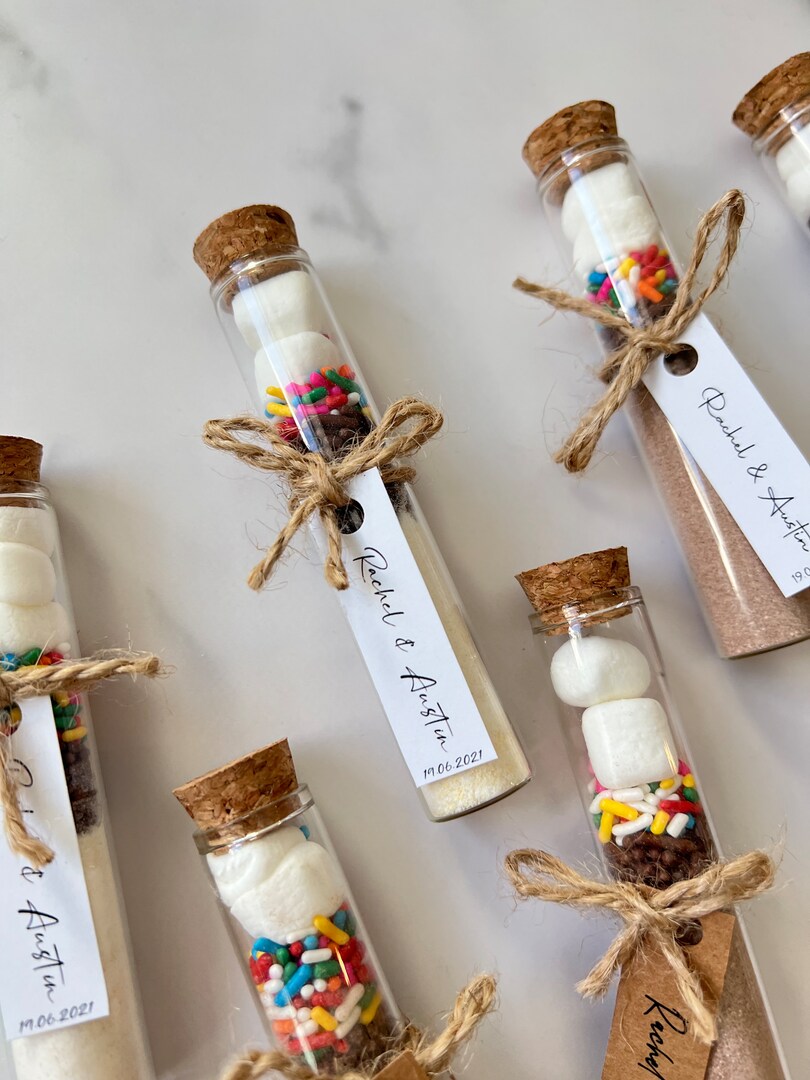 10pcs Hot Chocolate Favors for Guest, Winter Wedding Favors, Hot